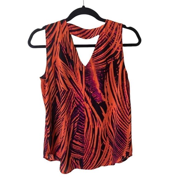 A.N.A Abstract Print Tank Blouse Sz S - Picture 4 of 7